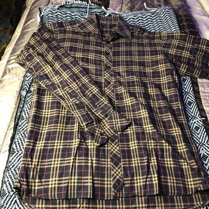 •Burberry Original Pattern Long Sleeve Shirt•